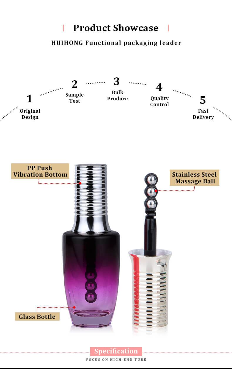 20ml transparent glass bottle Massage ball glass bottle