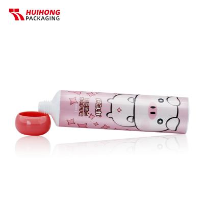 Tubo laminado de la crema de mano linda de 50 ml con tapa de tornillo para niños