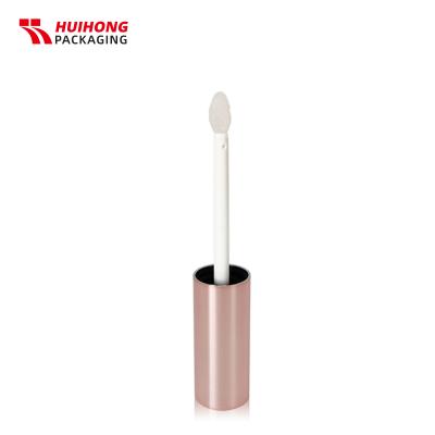 Tubos de brillo de labios vacíos de oro de 8,5 ml con varita