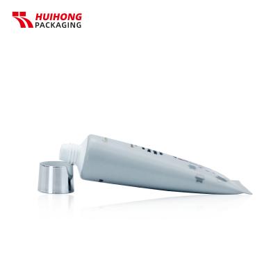 Tubo de aluminio crema facial de 50 ml con tapa superior del tornillo