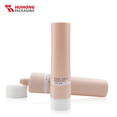 Crema de depilación Cuerpo de 80 ml TUBO DE SQUIREJE CON TORNILLO OVAL TAPA TAPA