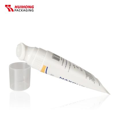 Tubo de aluminio de lavado de la cara del cepillo de masaje de 85 ml para envases cosméticos