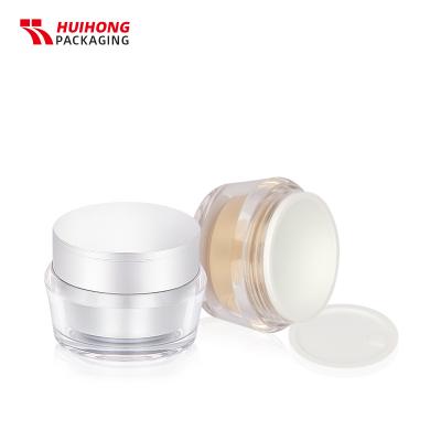 Envase de crema personalizado de 50 ml, tarros acrílicos con tapas, tarros para exfoliación corporal
