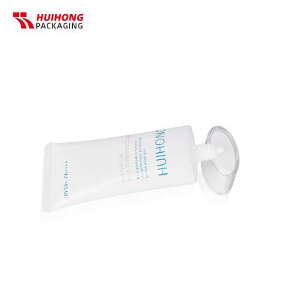 D40 Tubo de empaquetado de protector solar cosmético vacío de lujo de 5 capas con tapa galvanizada uv de PP